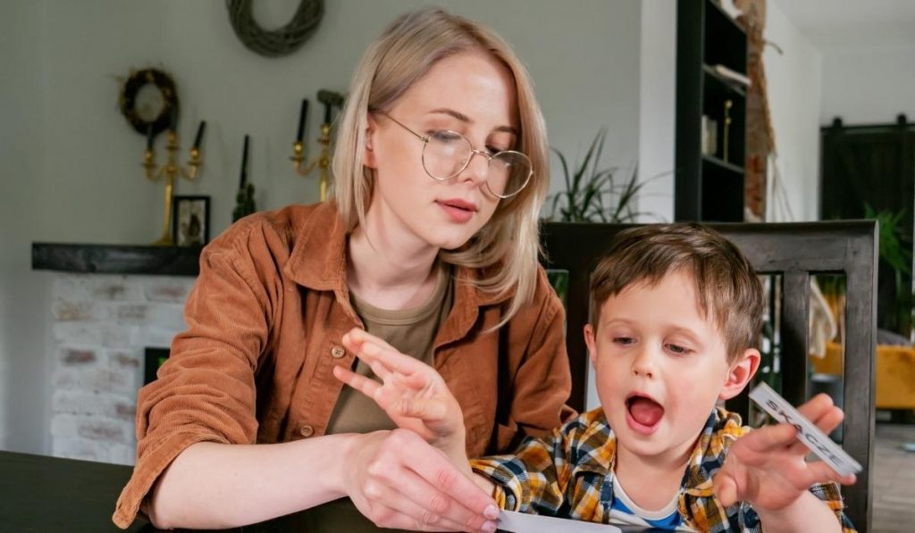 Child in therapy session