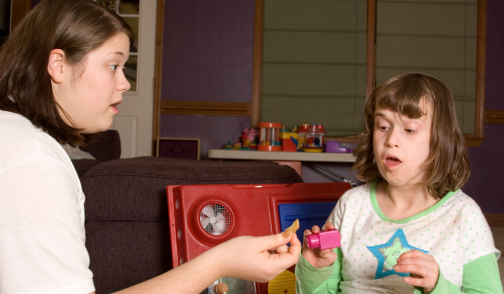 Child in therapy