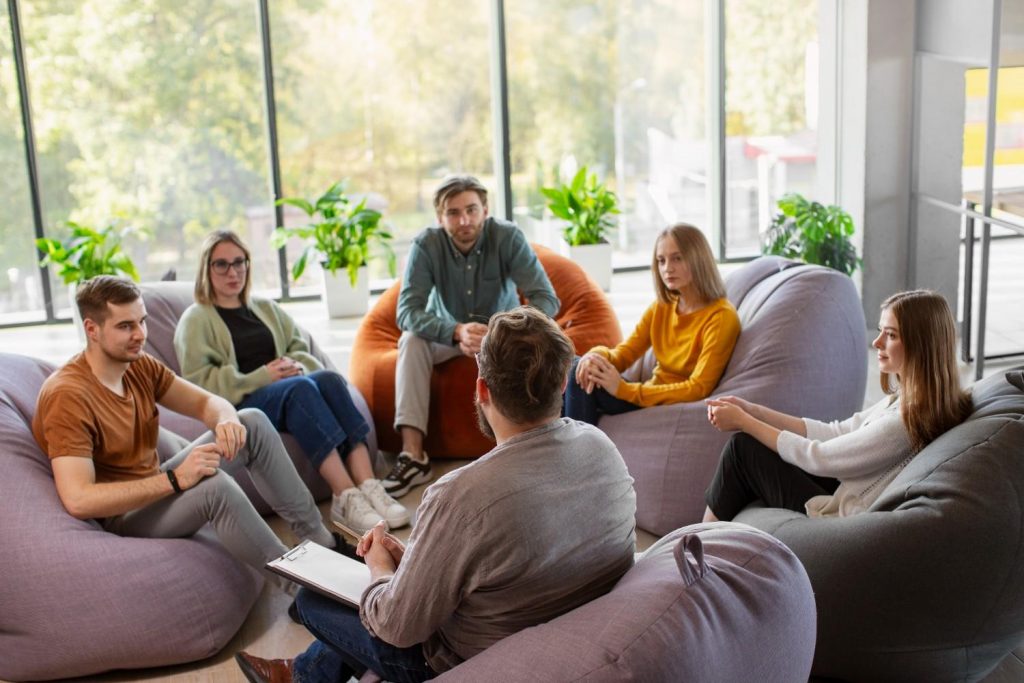 Small adult group session