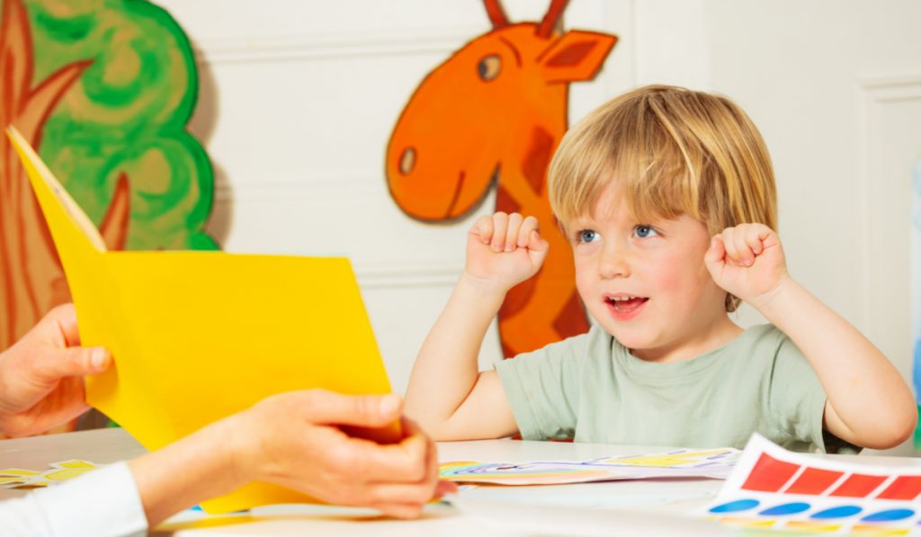Child playing in therapy
